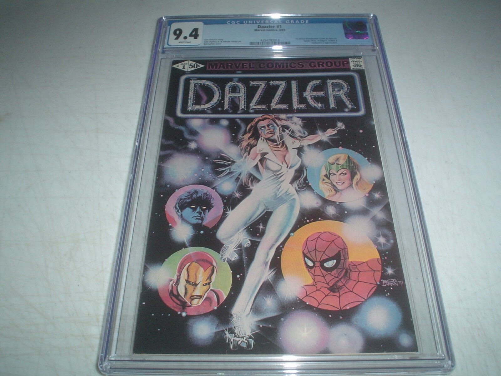 Dazzler #1 CGC 9.4 White Pages Corrected Version