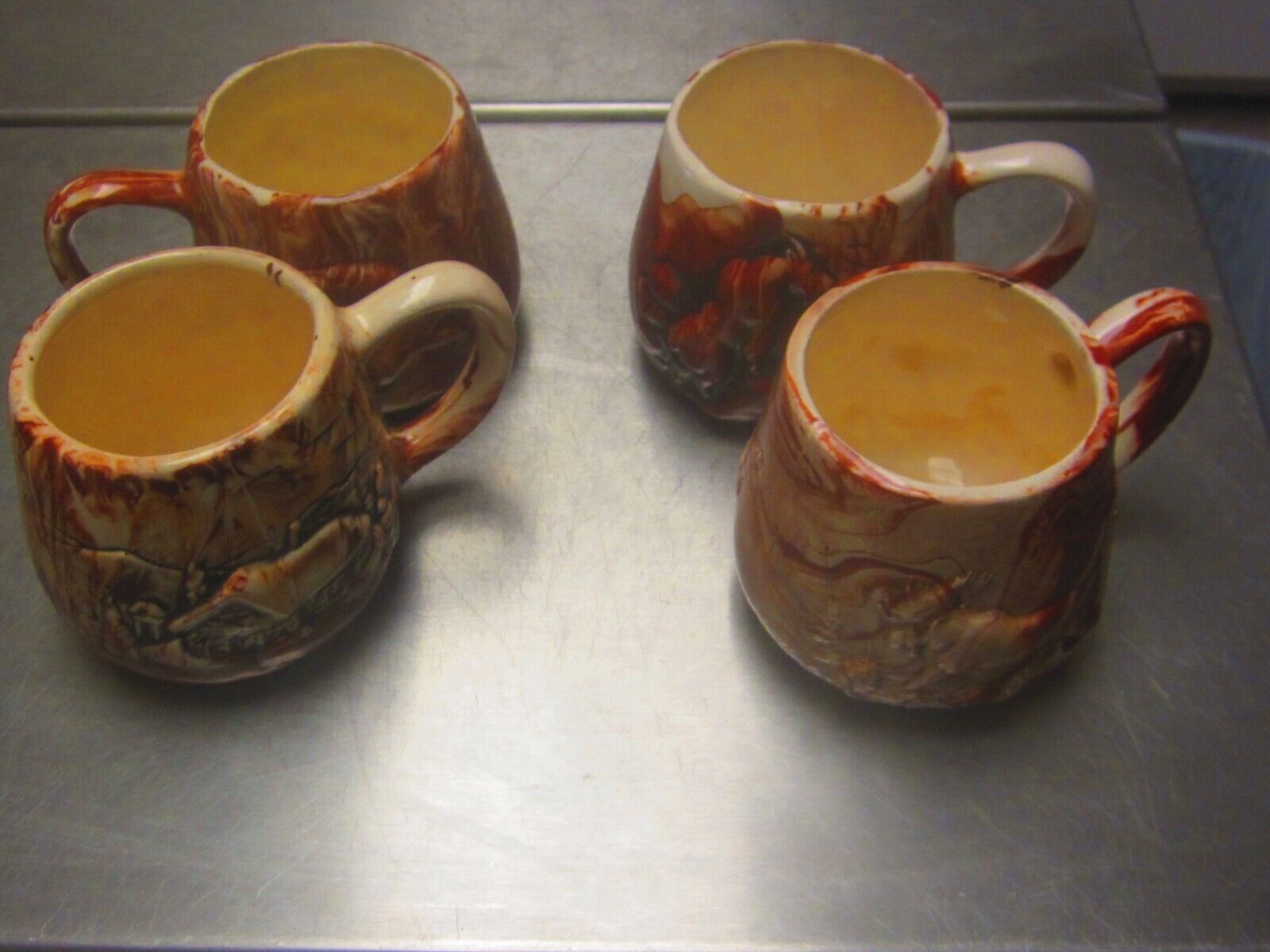 4 alaska clay coffee cups