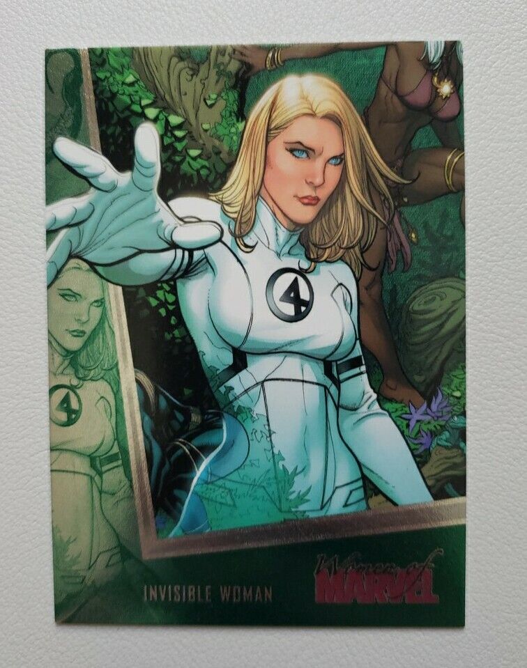 2013 Women of Marvel Series 2 Emerald #32 INVISIBLE WOMAN /100 Serial