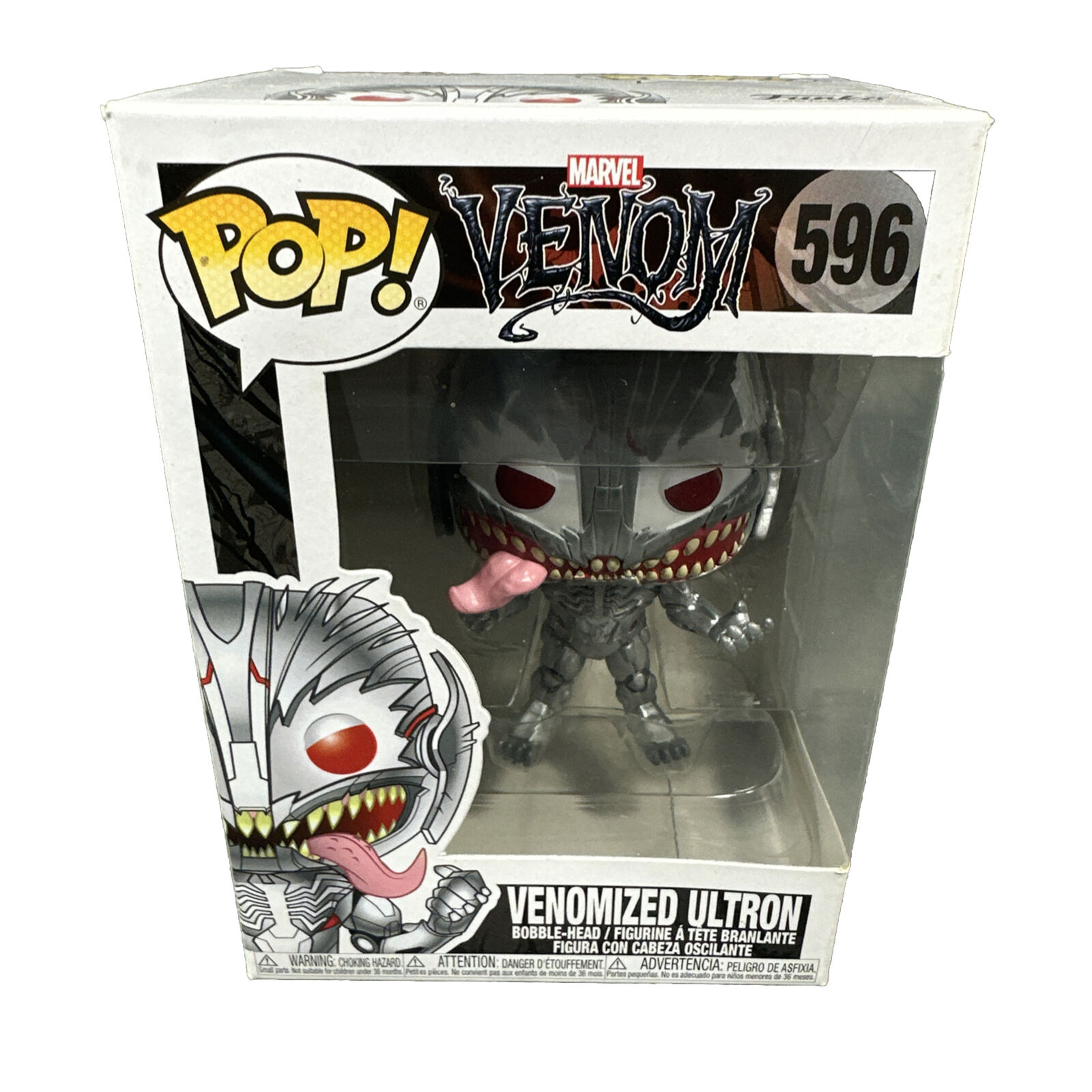 Pop Marvel Venom - Venomized Ultron #596 Bobblehead Figure New In Box