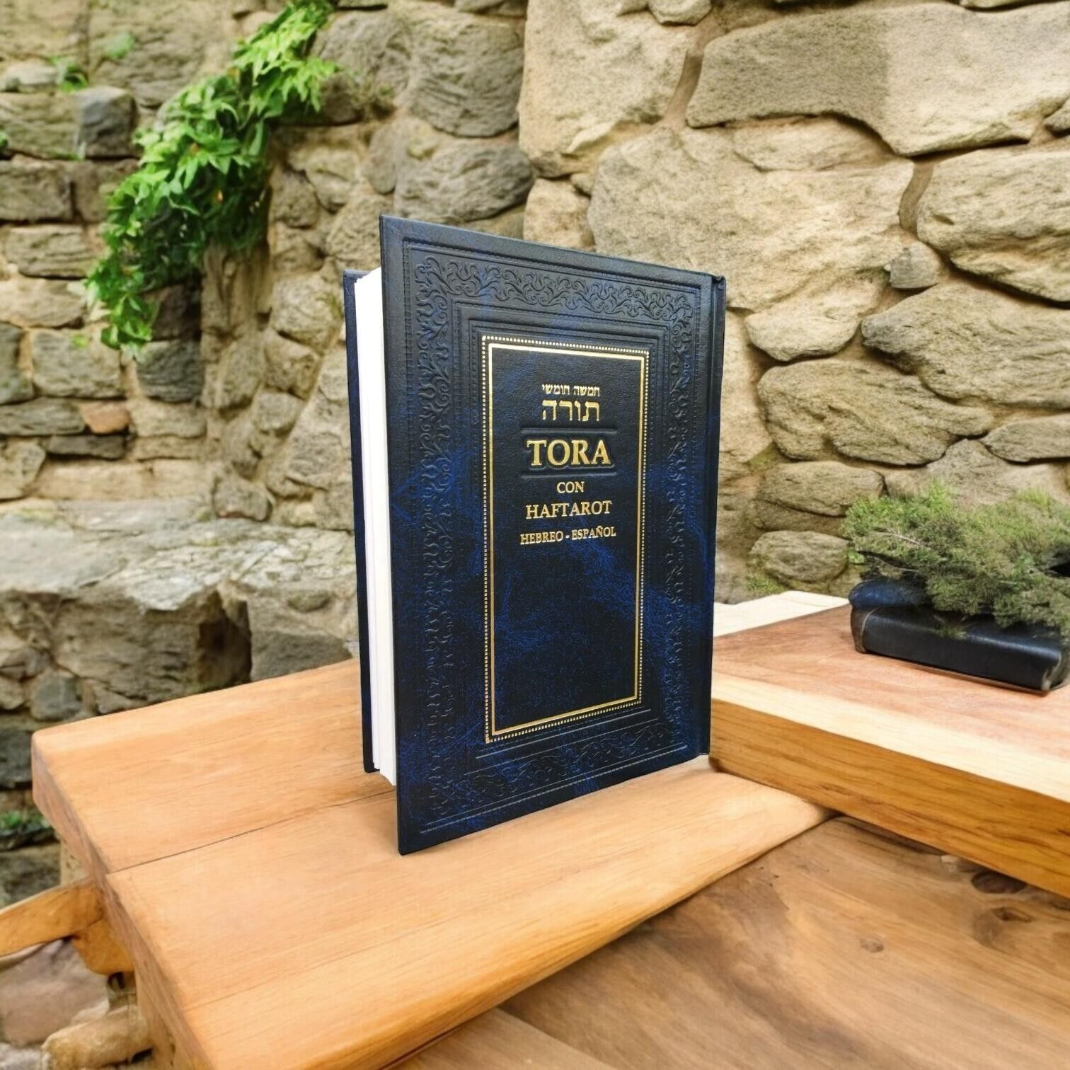 Hebrew Espanol TORAH Pentateuch and Haftarot Holy Bible Book Judaica israel