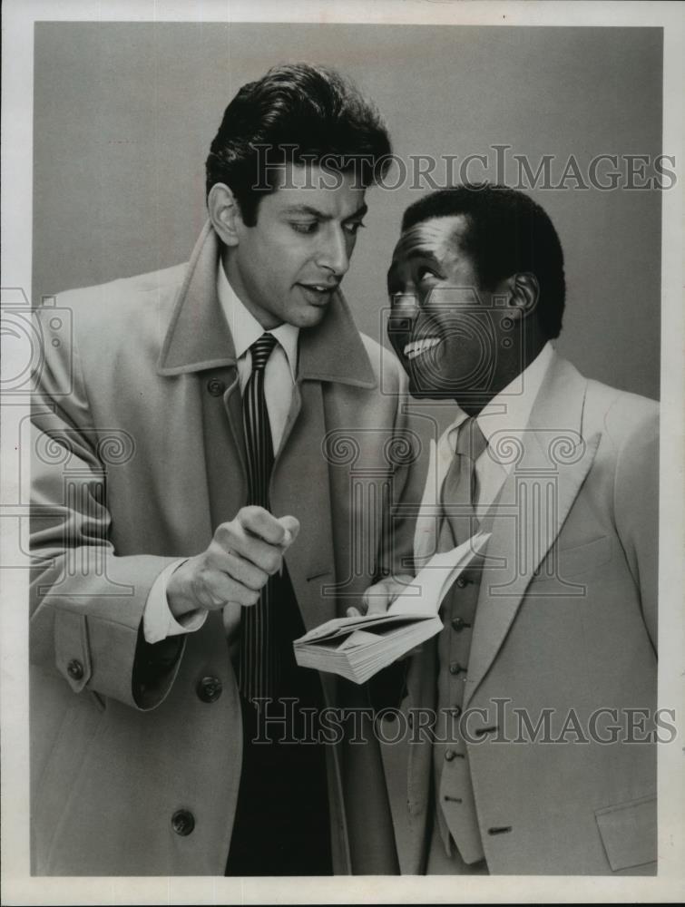 1980 Press Photo Jeff Goldblum and Ben Vereen, Actors - mjx12536