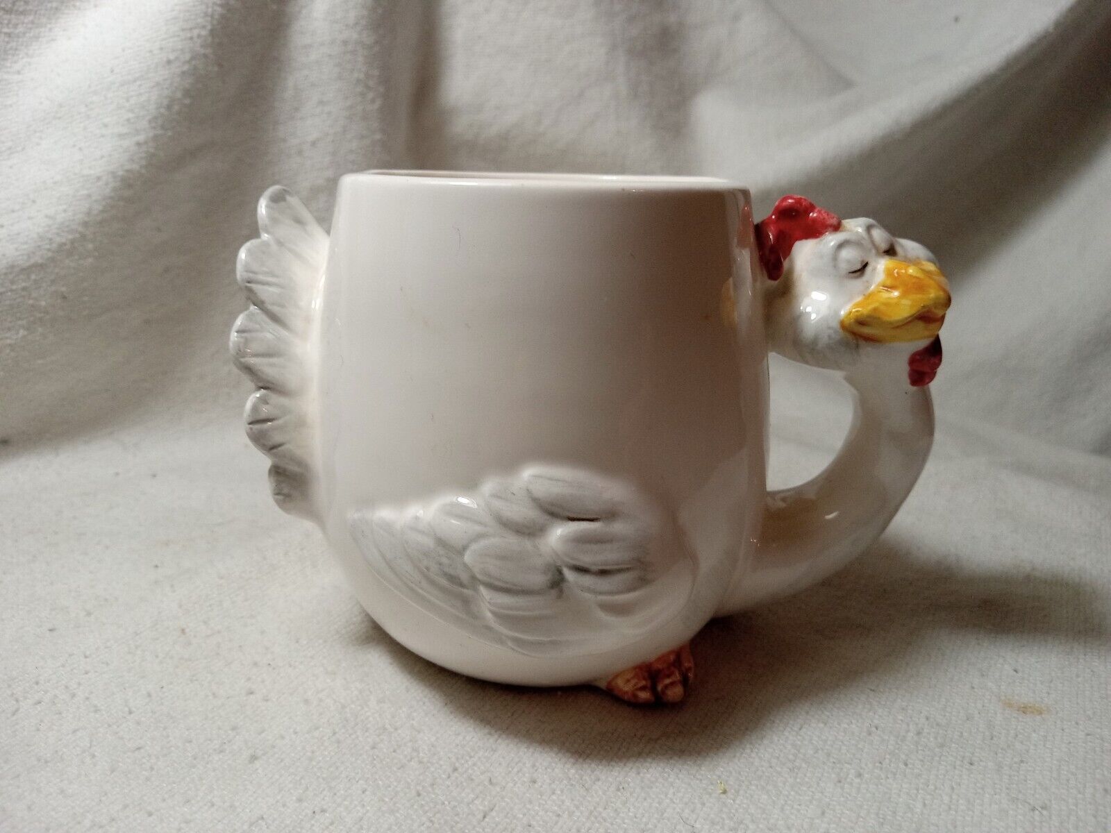 Vintage 1981 Quon Quon Chicken Turkey Coffee Tea Mug Cup (R378)