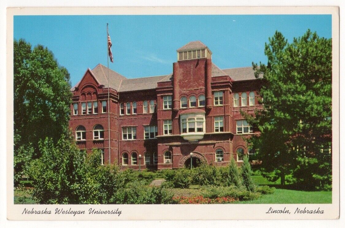 Lincoln Nebraska c1950\'s Nebraska Wesleyan University Campus building