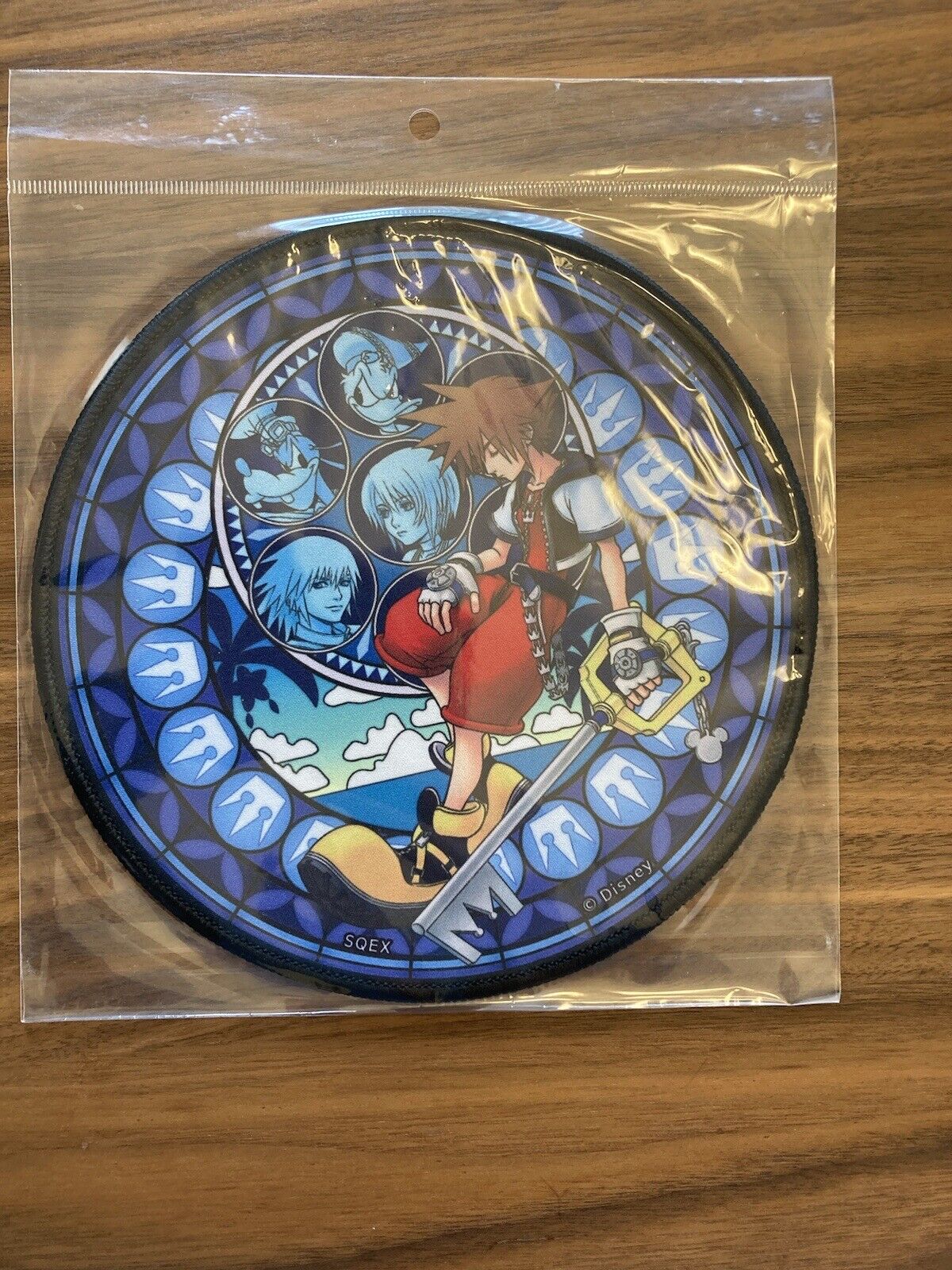 Kingdom Hearts Mouse Pad Stained Glass Illustration Sora