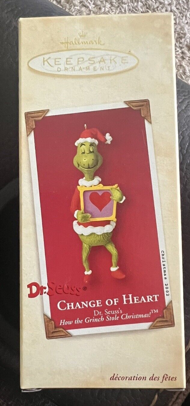 2002 Vintage Hallmark Dr. Seuss Change of Heart Grinch Keepsake Ornament