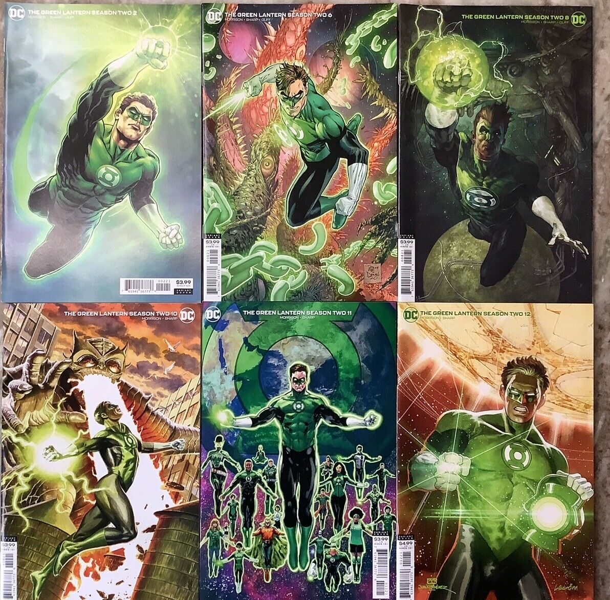 Green Lantern Season Two: 2, 6, 8, 10, 11, 12 DC Variant Covers 2020/21 Comics