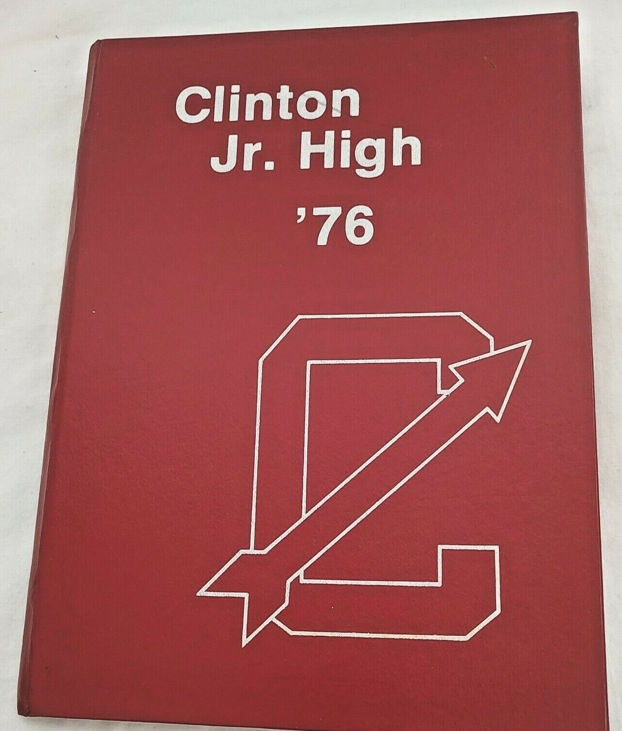 1976 JR ARROWS Clinton Junior High School Yearbook Mississippi Original vintage