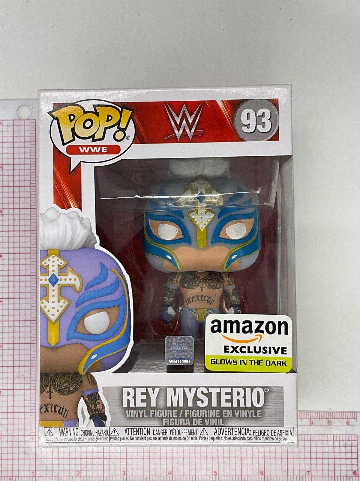 Funko Pop WWE Rey Mysterio Glow in the Dark Amazon Exclusive #93 i05