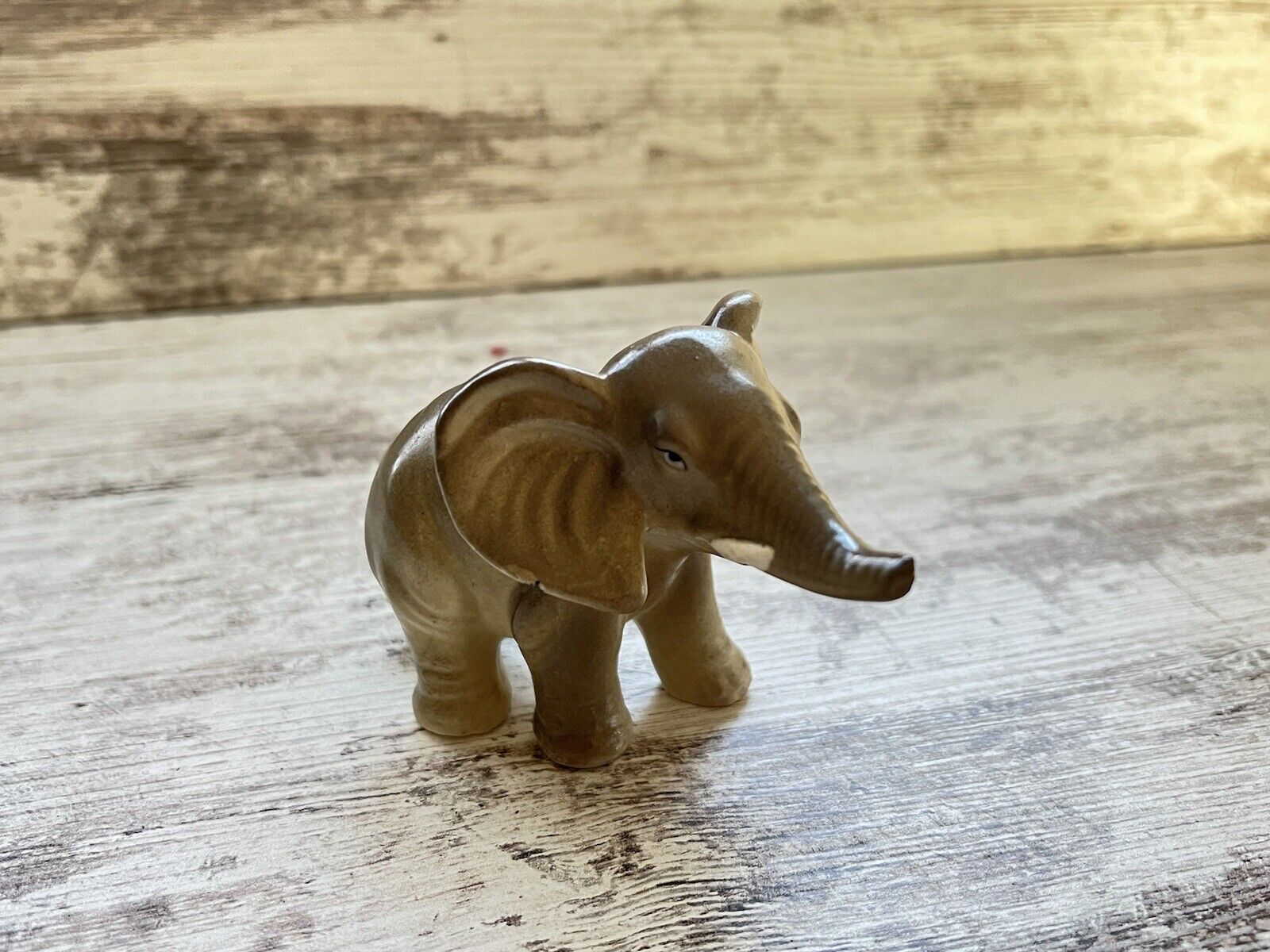 Incredibly Cute Vintage Porcelain Elephant Made in Japan