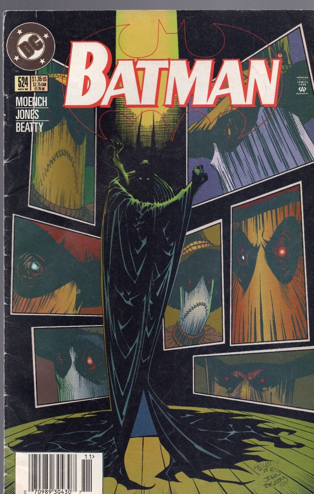 Batman #524 Direct DC Comics 1995 Doug Moench and Kelley Jones Scarecrow