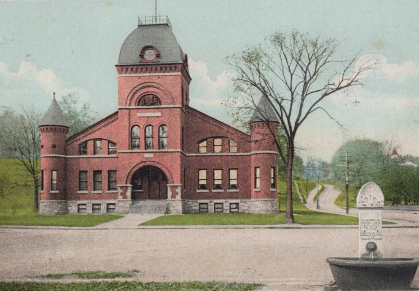 Historic Norwalk Armory in Connecticut Undivided Back Vintage Post Card