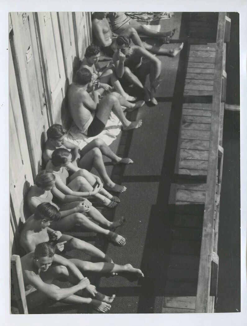 Sunbathers c1940s Photo By Stephen Glass 