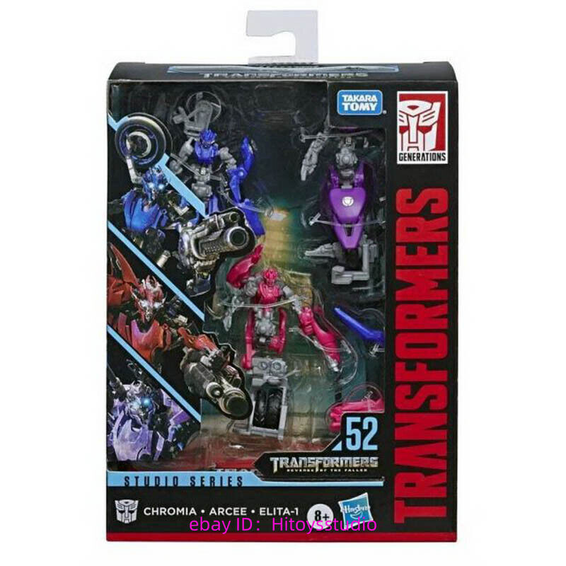 Hasbro Transformers Chromia Arcee Elita-1 Studio Series SS52 Set Figure Official