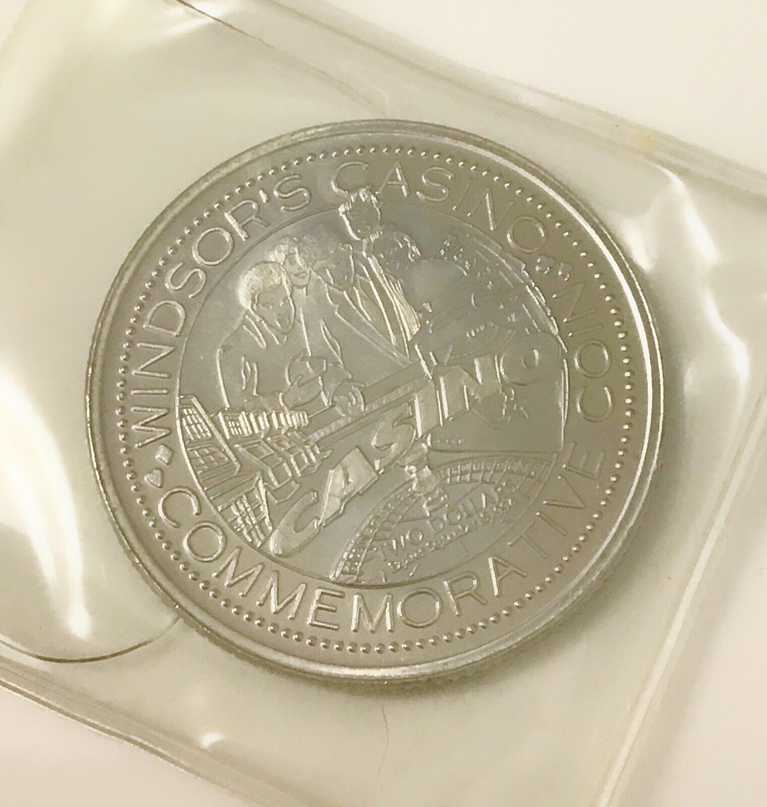 VTG 1994 Windsor Casino $2.00 Commemorative Coin ~ Mint Condition unc.