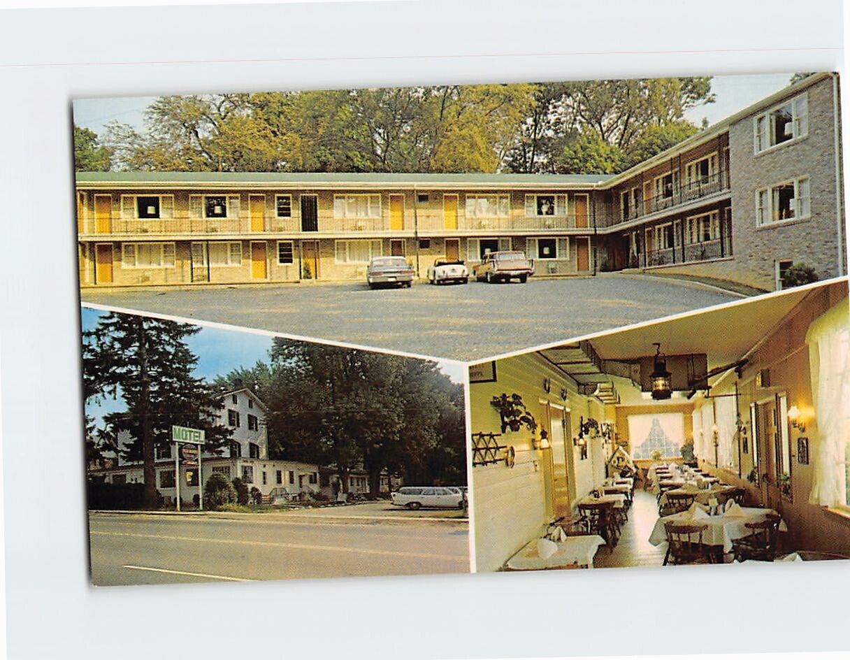 Postcard Boxwood Lodge Motel Pikesville Maryland USA