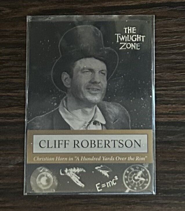 2019 The Twilight Zone CLIFF ROBERTSON “The Dummy” /“A Hundred Yards” SP Card
