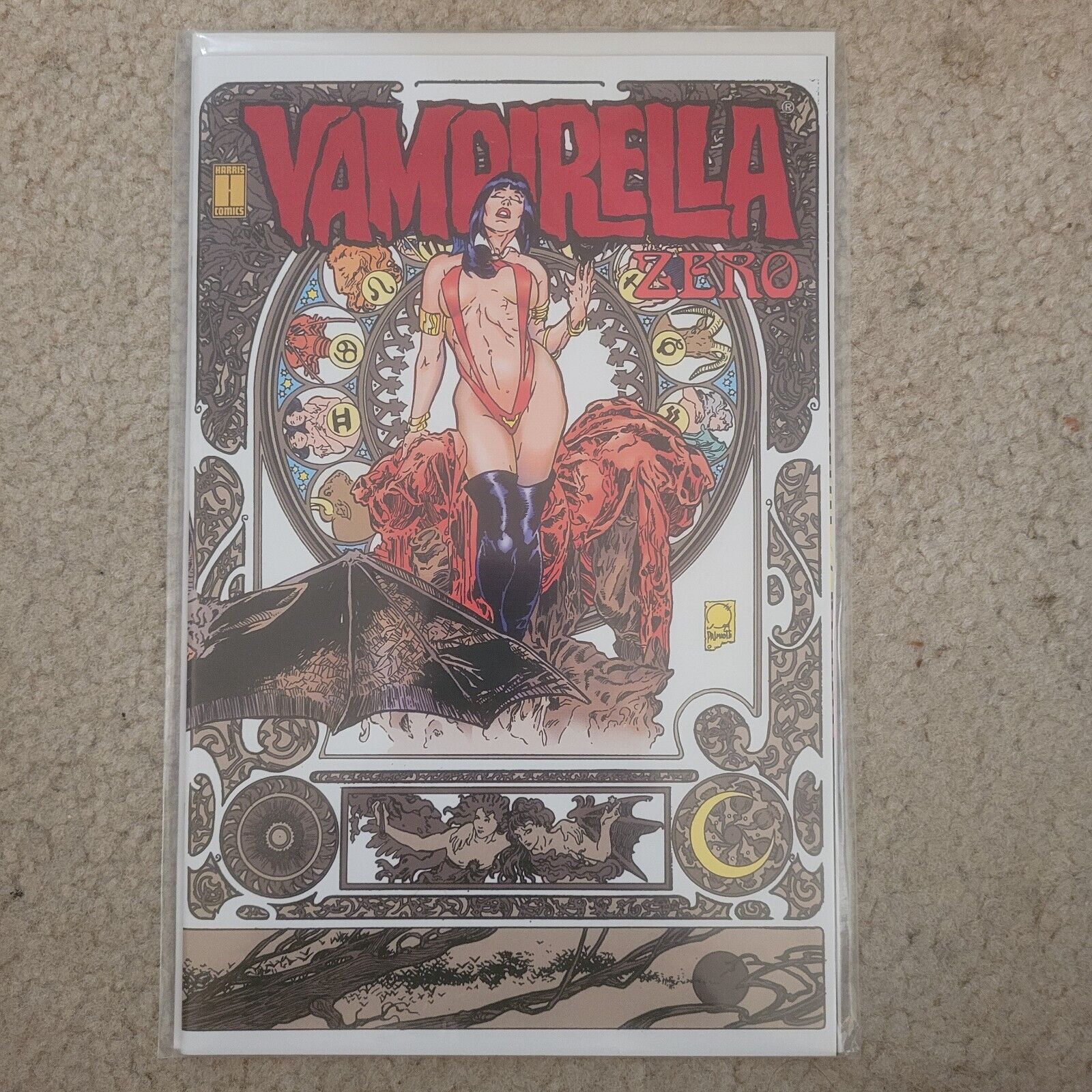 Vampirella Zero Red Foil Cover 1995 Harris Comics Jimmy Palmiotti Tom Sniegoski