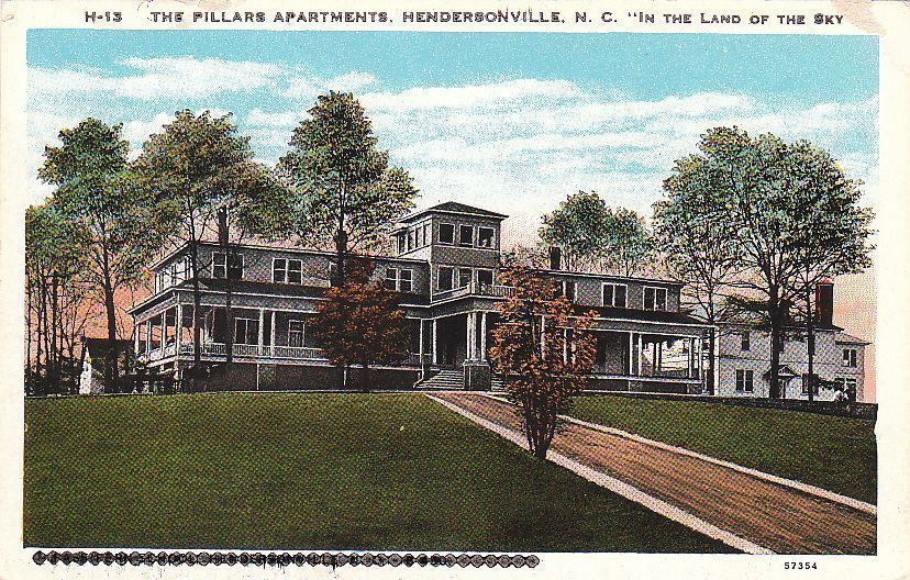  Postcard Pillars Apartments Hendersonville NC