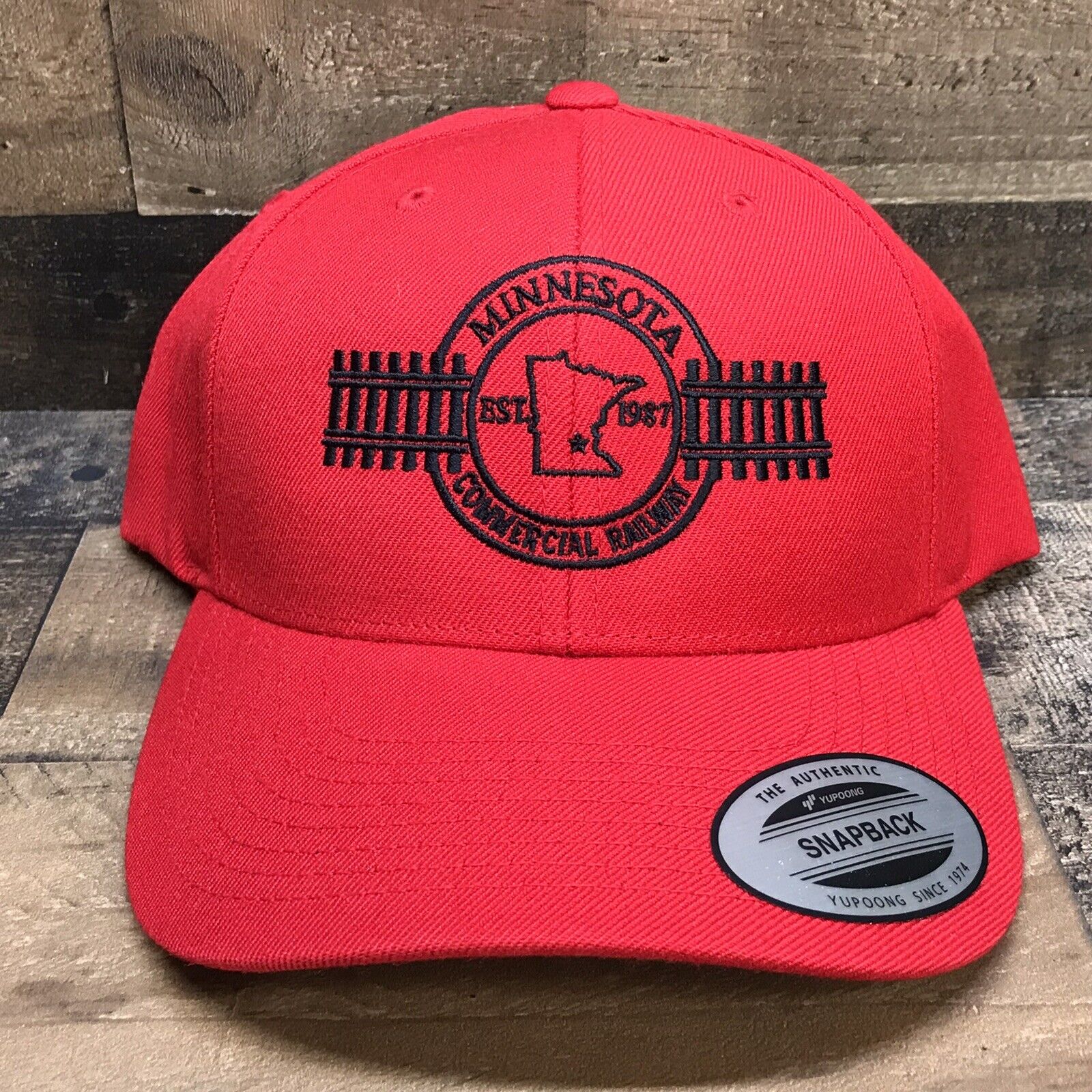 Minnesota Commercial Railway Baseball Cap Yupoong Classics 80/20 Snapback Hat