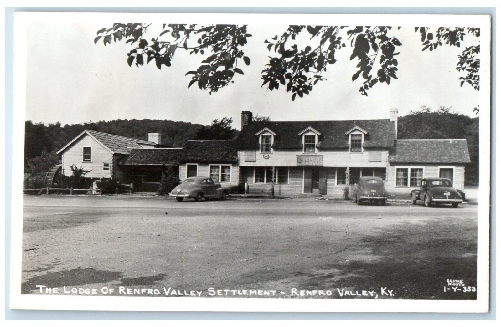 c1960 The Lodge Renfro Valley Settlement Renfro Valley Kentucky KY RPPC Postcard