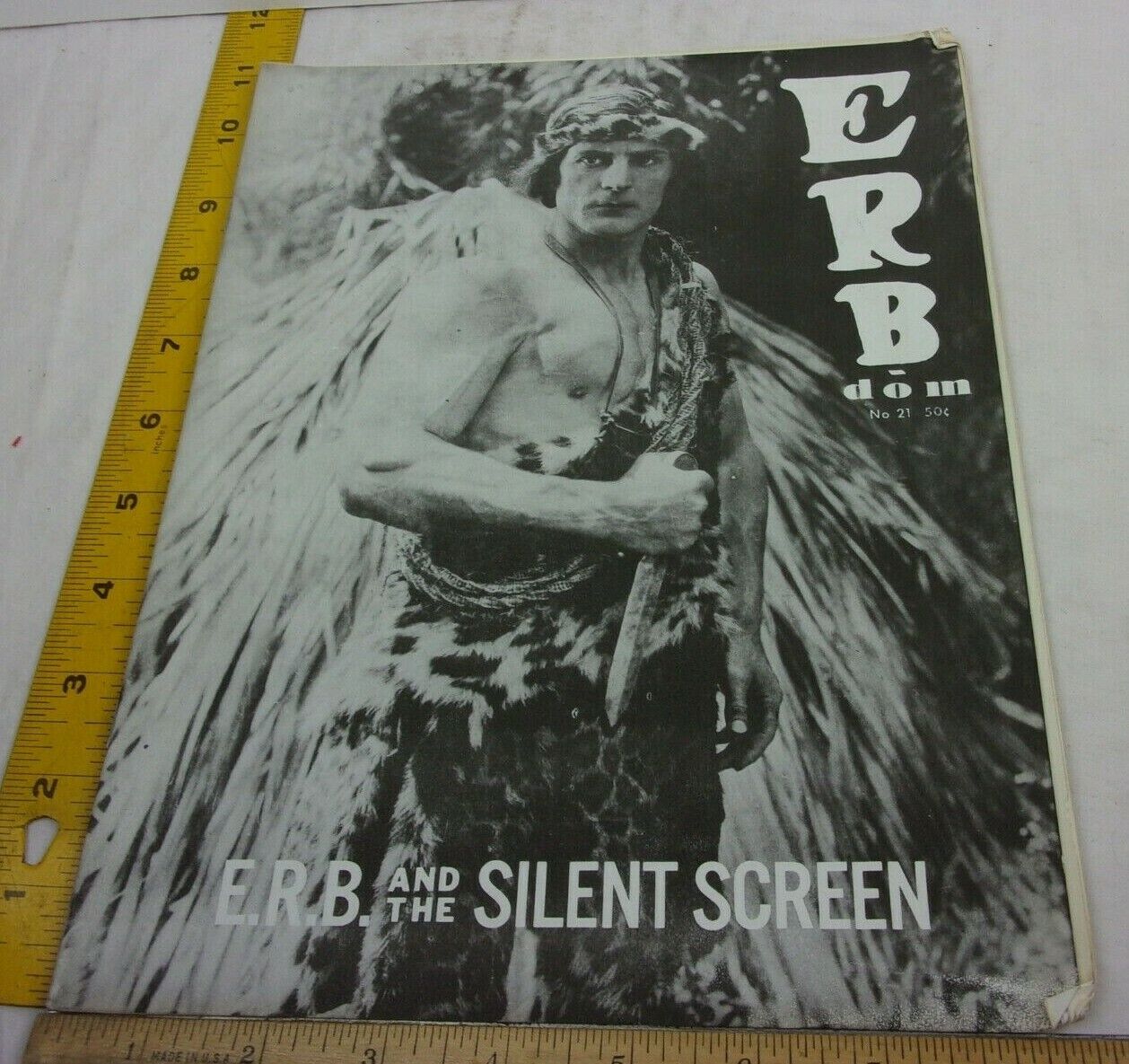 ERB-dom 21 Edgar Rice Burroughs fanzine 1967 F Silent Screen photos Tarzan