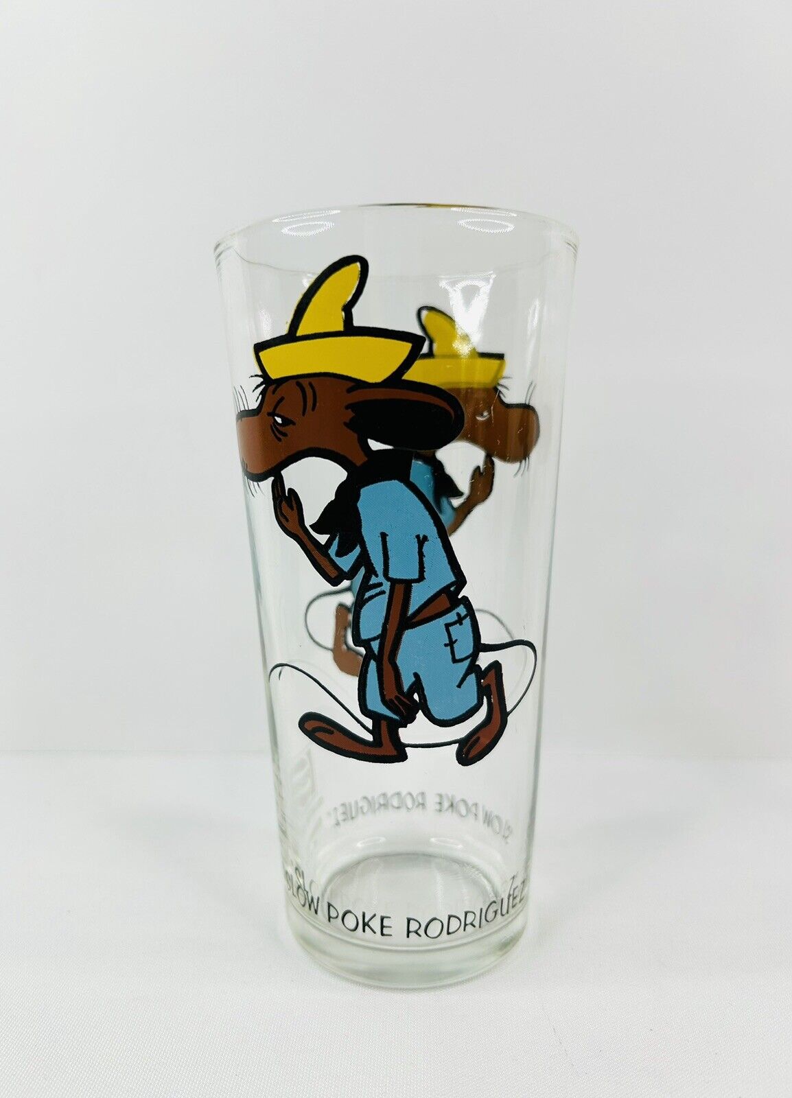 1973 Vintage Slow Poke Rodriguez Pepsi Collector Glass Looney Tunes Warner Bros