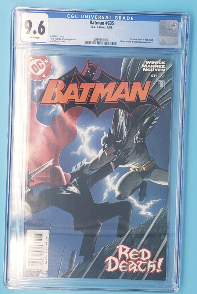 🦇BATMAN #635 CGC 9.6🦇1ST APPEARANCE OF JASON TODD AS RED HOOD 🔑KEY ISSUE🔑