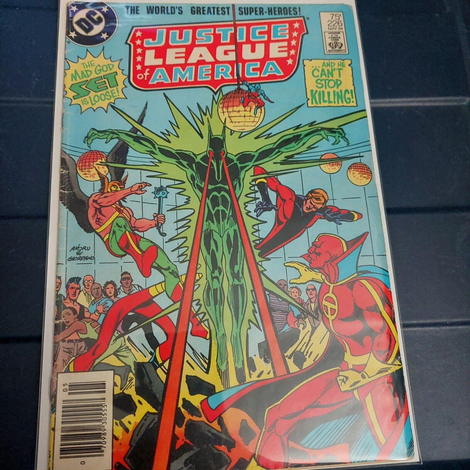 Justice League of America #226 The Mad God Set Is Loose FN+ 1984 DC Comics