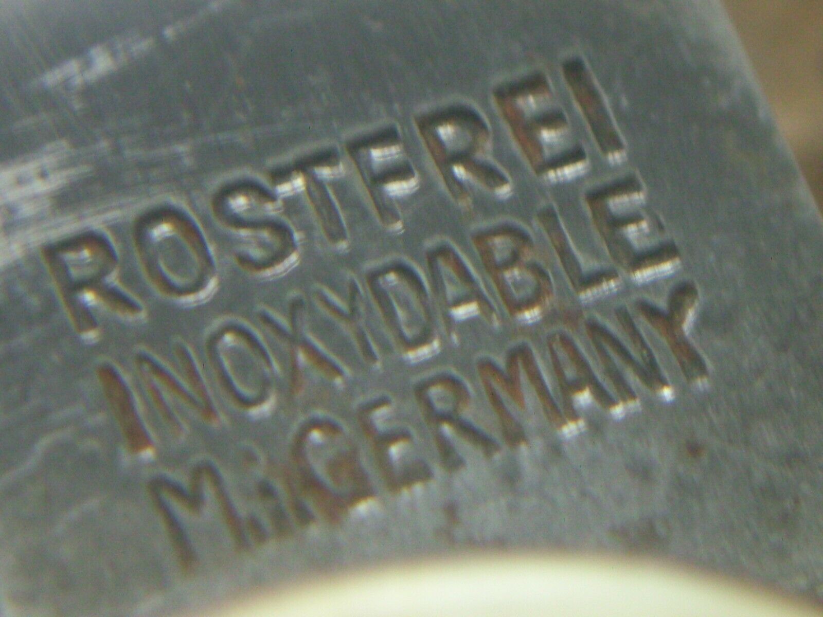 Vintage Rostfrei Inoxydable M.i. Germany multi use folding pocket knife.
