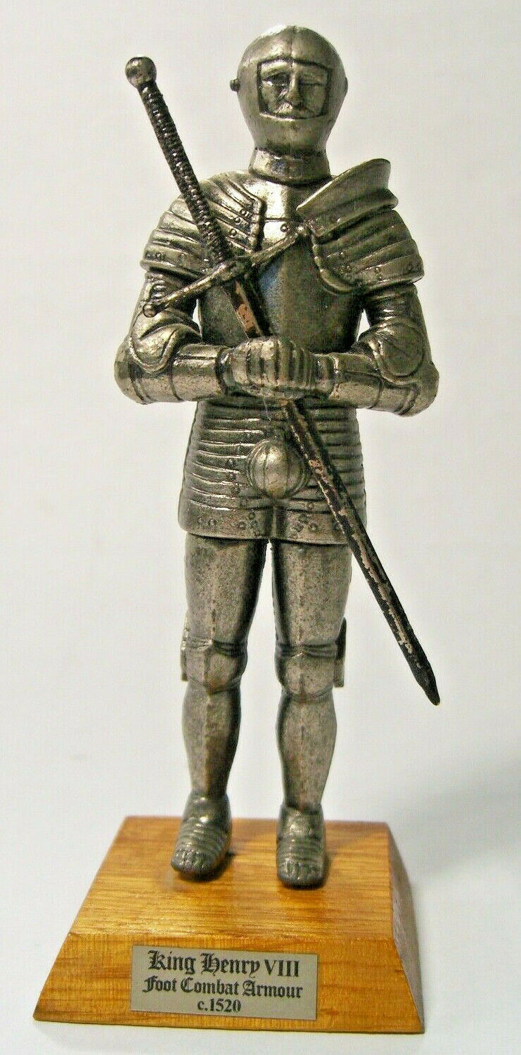 King Henry VIII Armor Decorative Figurine Statue Combat Armour Art Collectible 