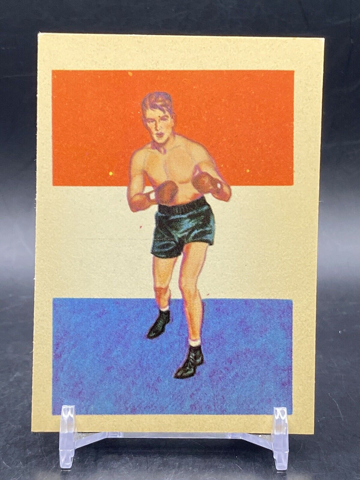 1956 Gum Products Adventure Gene Tunney Undefeated Champ Card #35 Vintage HOF