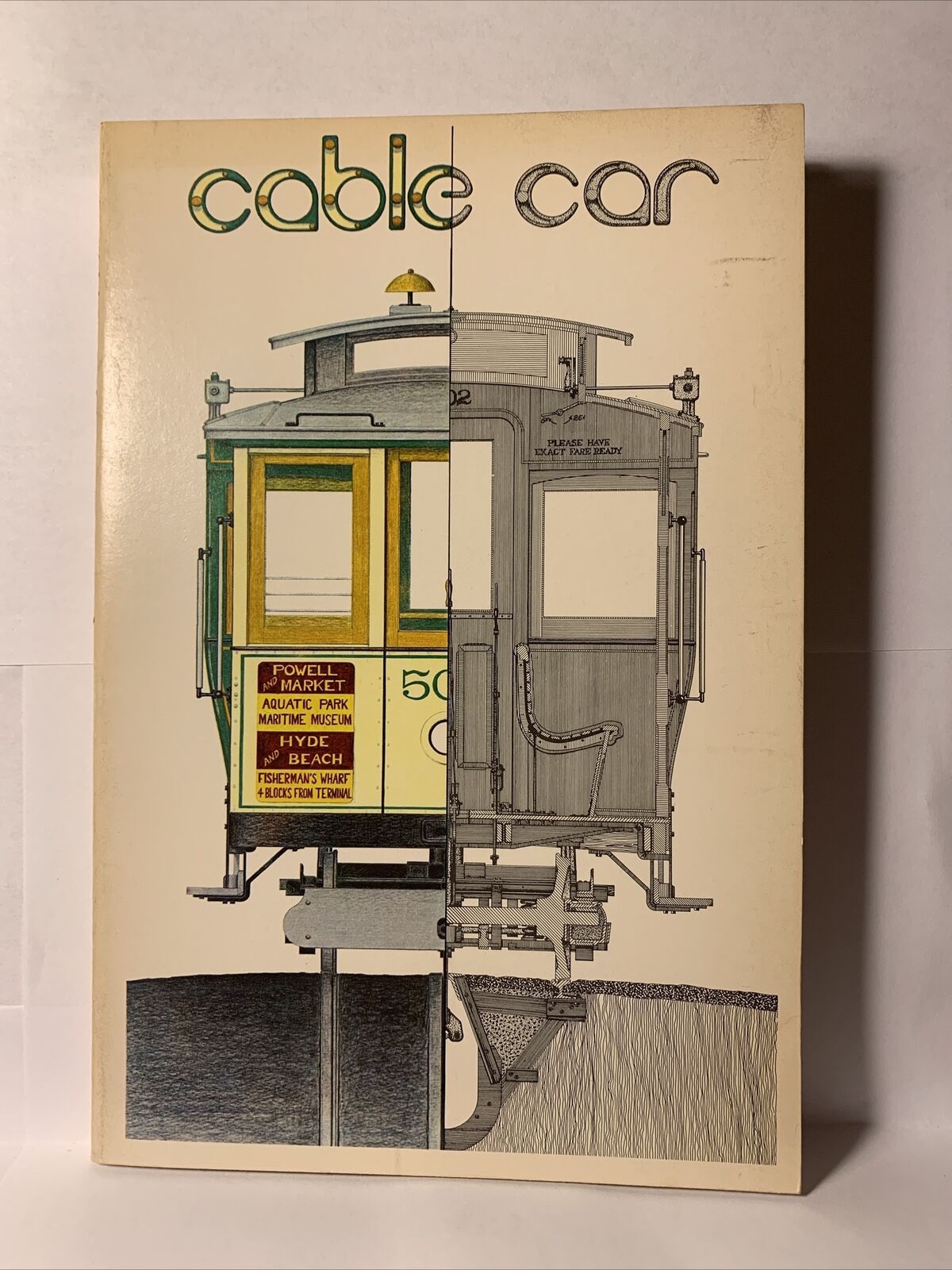 CABLE CAR by Christopher Swan (1973) Ten Speed Press illustrated vintage photos