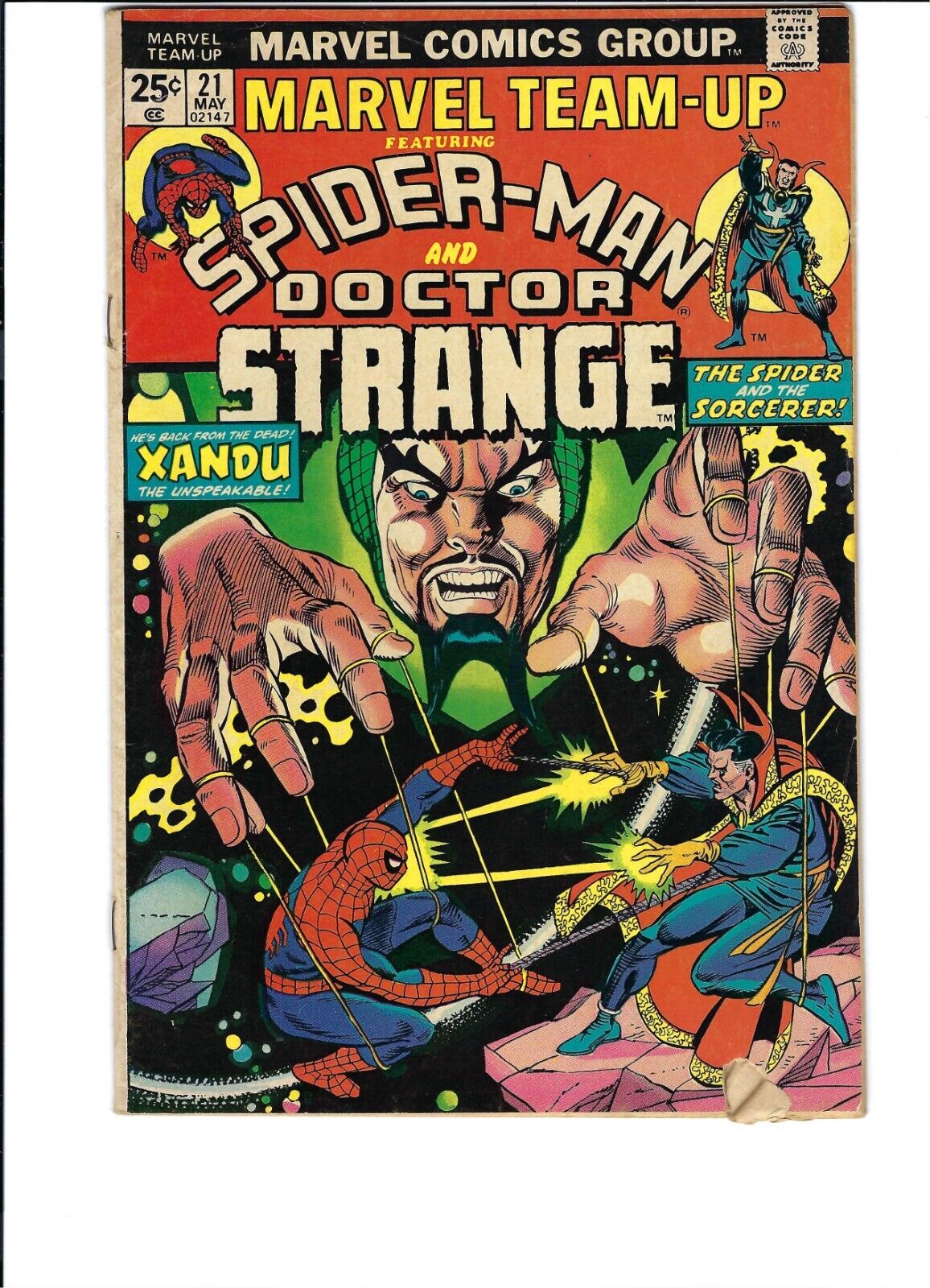 Marvel Team-Up Lot 6 books #21, 127, 128, 130, 138, 144 Spider-Man, Dr. Strange,