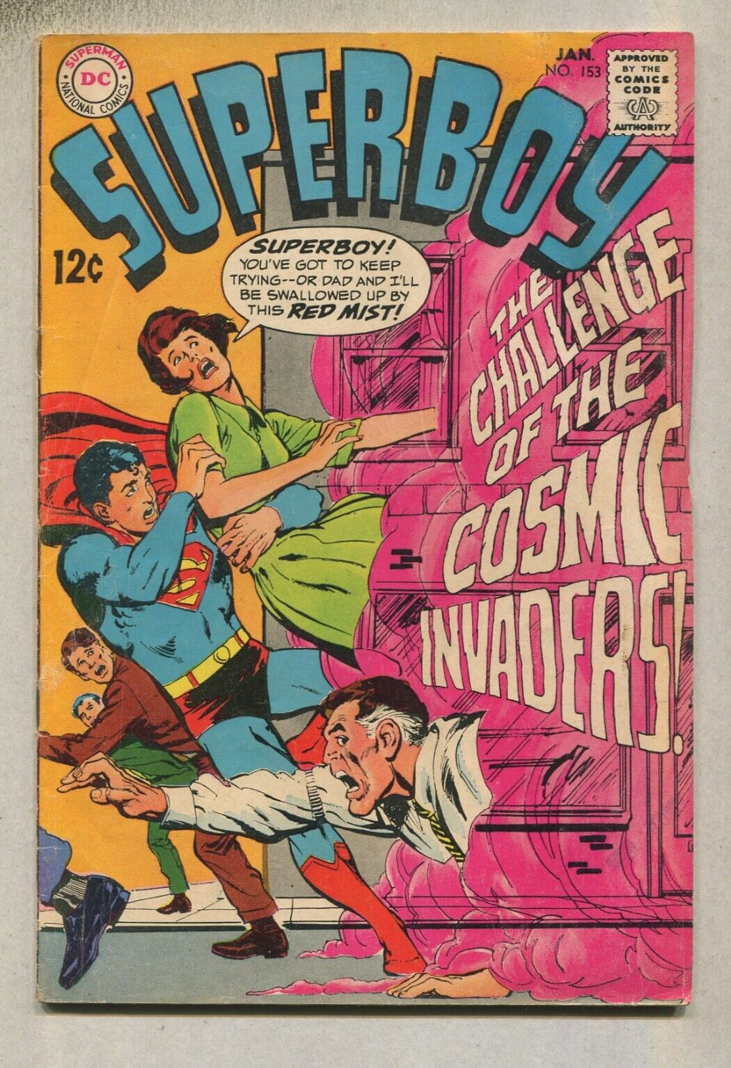 Superboy: #153 VG Swallowed By The Red Mist  DC Comics D5