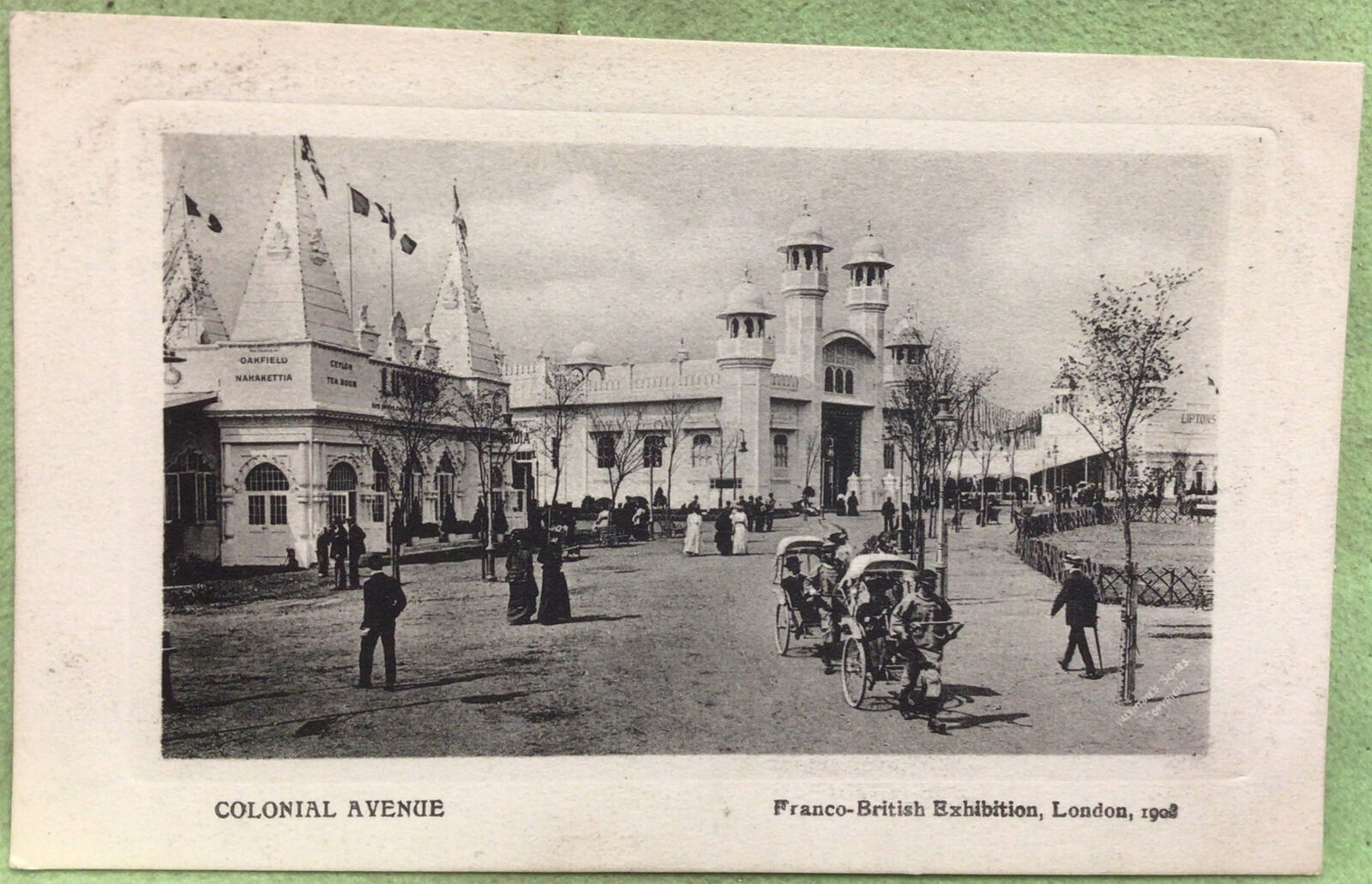 Colonial Avenue Franco British Exhibition 1908 Vintage Postcard