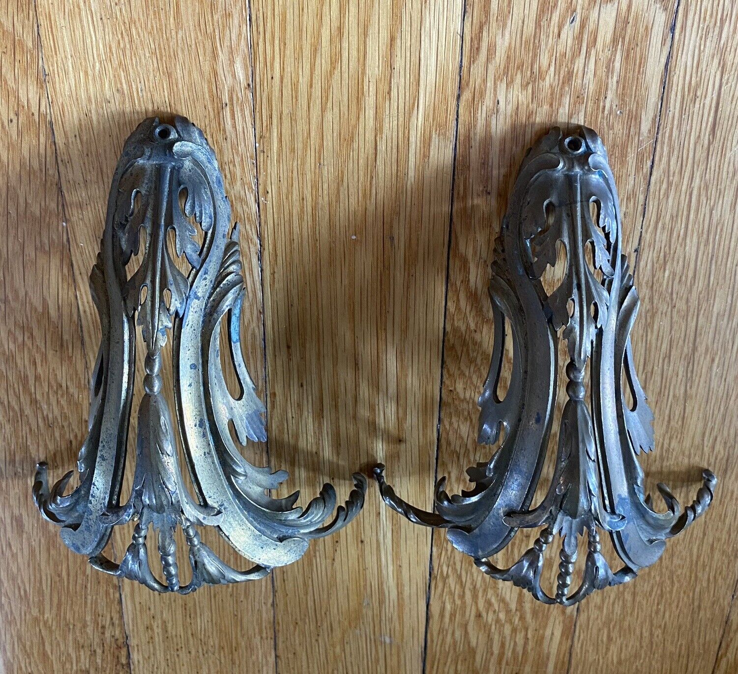 Antique Ormolu Feet/Legs For French Clock, Lamp, Garniture…Gilt Bronze Parts