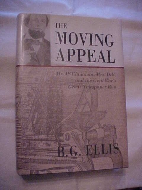 MOVING APPEAL: MR McCLANAHAN MRS DILL & CIVIL WAR GREAT NEWSPAPER RUN MEMPHIS TN