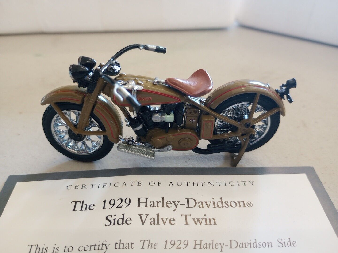Franklin Mint 1/24 Harley-Davidson Side Valve Twin