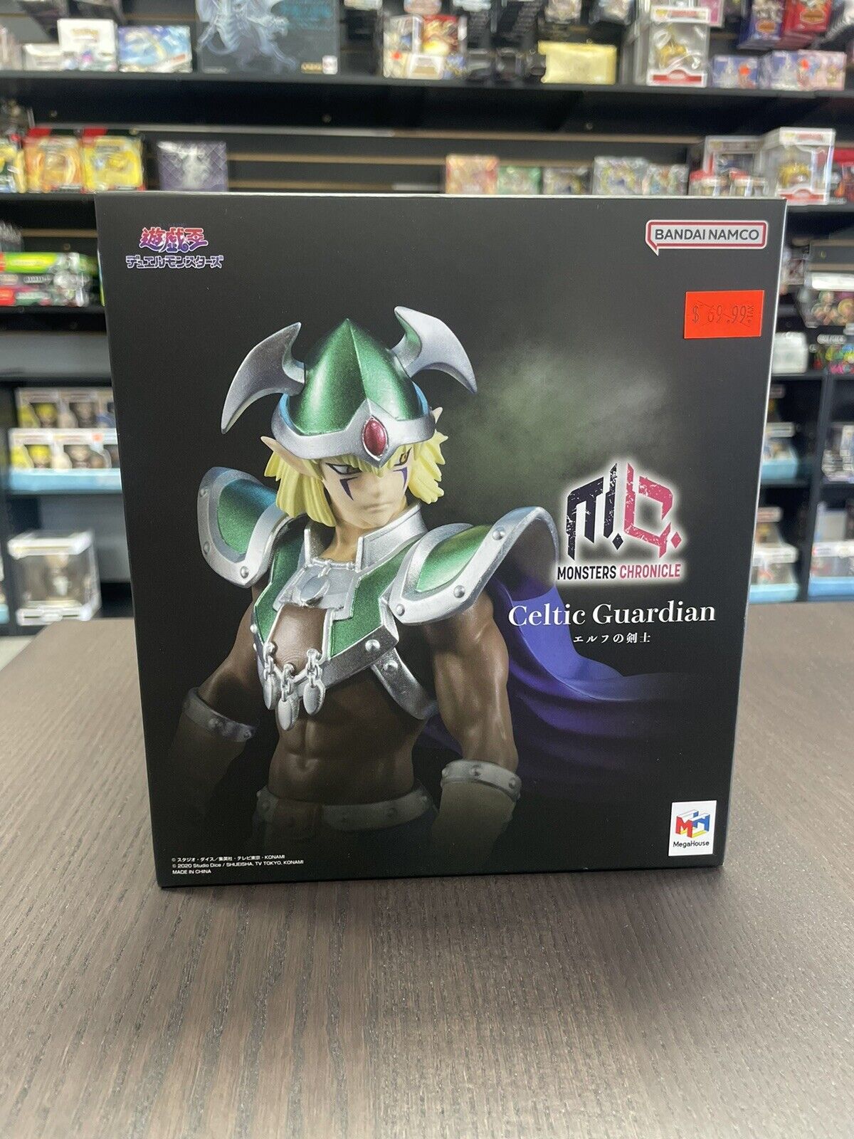 NEW MegaHouse MONSTERS CHRONICLE Yu-Gi-Oh Duel Monsters Celtic Guardian Figure