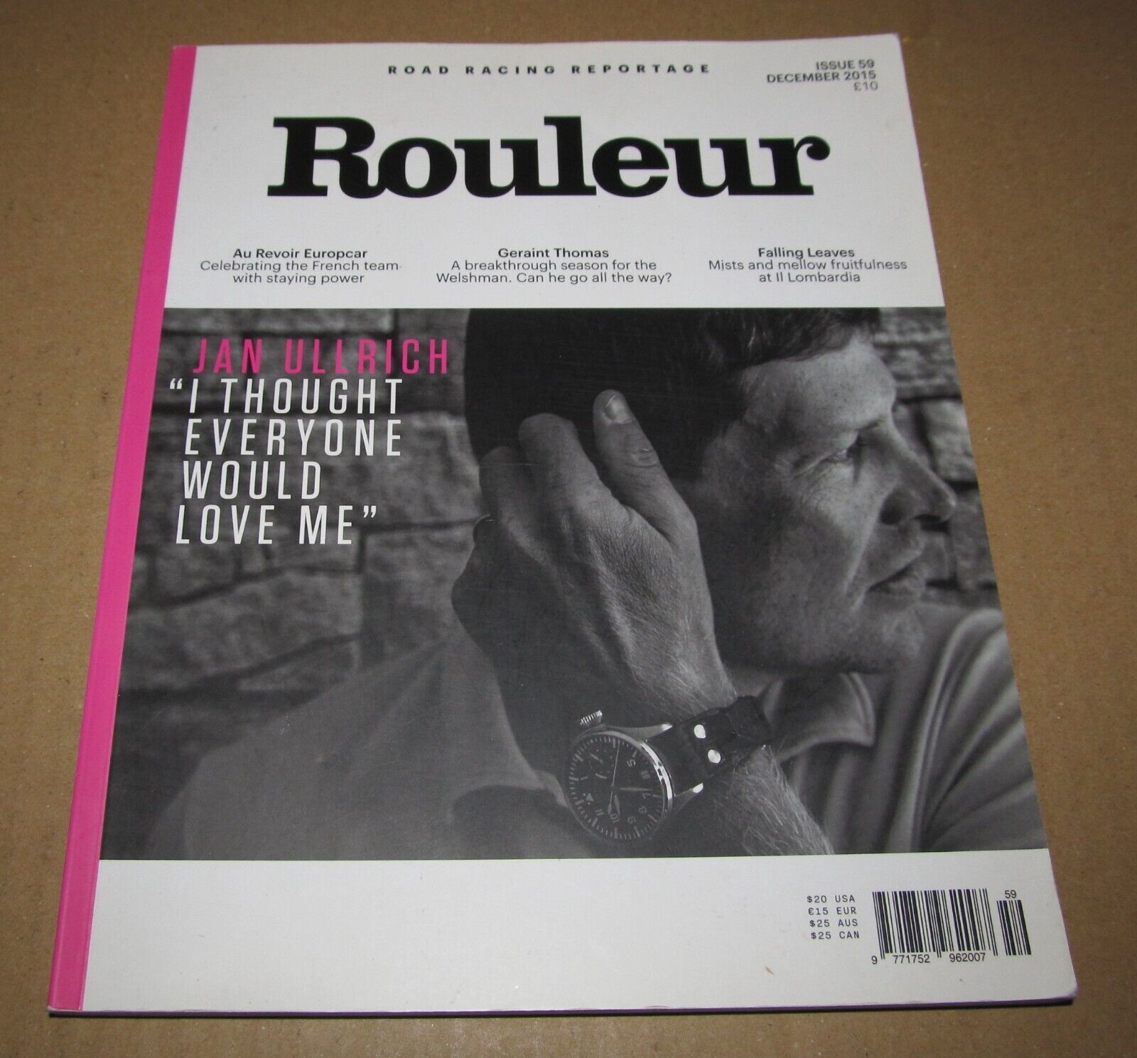 Rouleur Bicycle Racing Magazine Issue #59 December 2015
