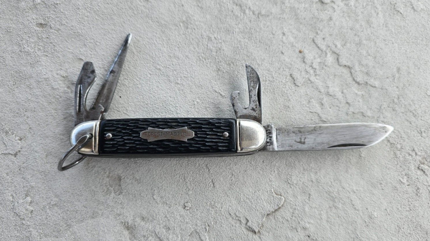 Vintage Colonial Black Forest-Master 4 Blade Utility Knife
