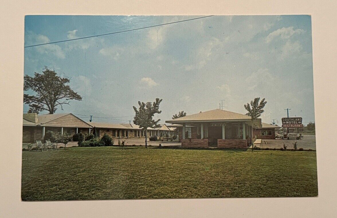 Postcard North Lebanon Tennessee Southland Motel & Restaurant Vintage TN