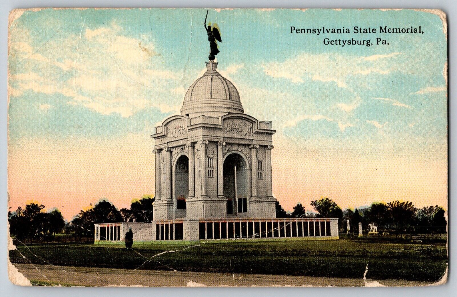 Gettysburg, Pennsylvania - Pennsylvania State Memorial - Vintage Postcard