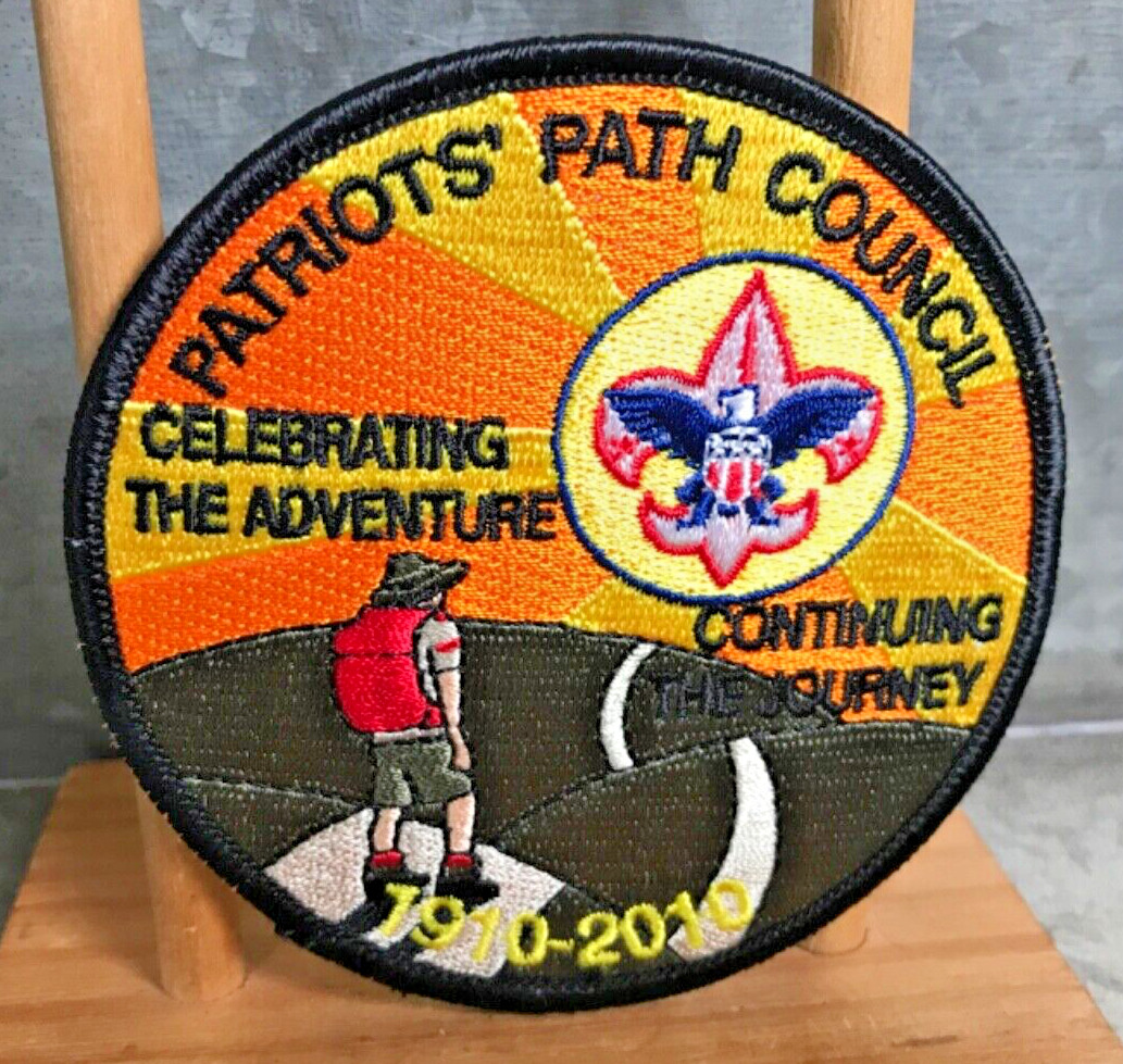 BSA Patch Patriots\' Path Council, NJ 100th Anniversary 2010 Mint Unused