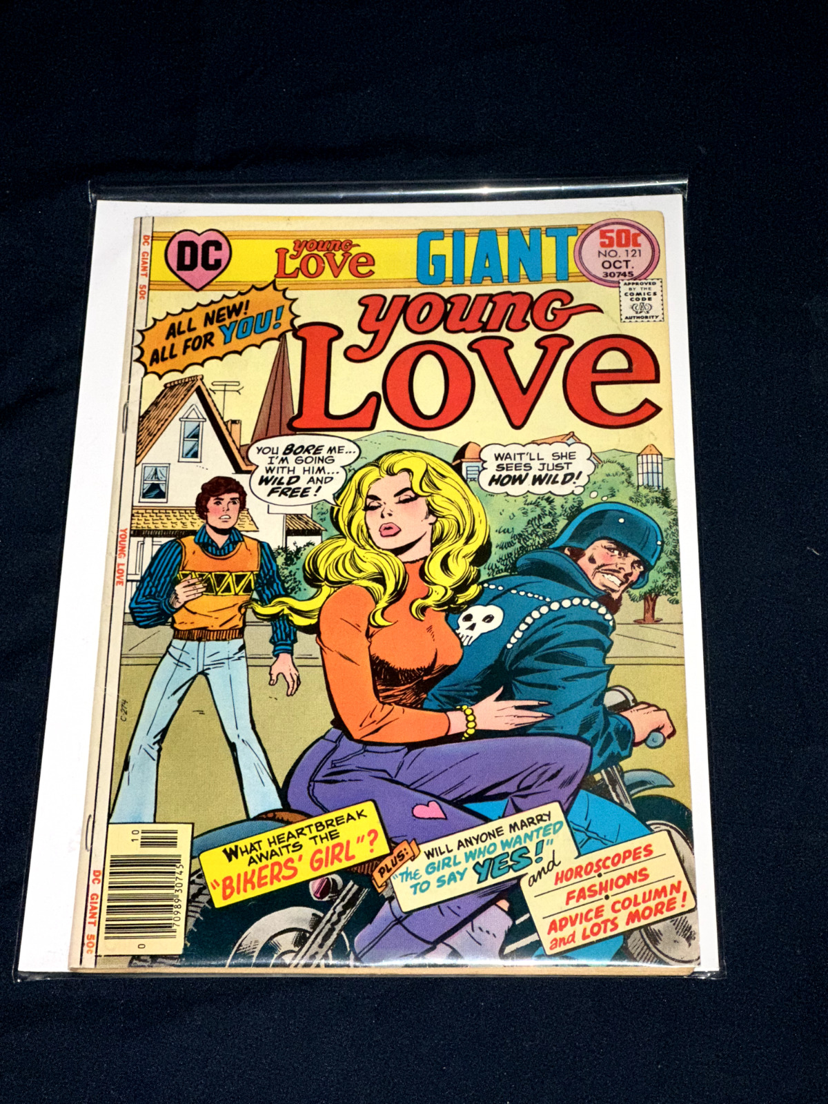 DC COMICS YOUNG LOVE  #121 LOW GRADE COMIC BOOK 1976 ROMANCE WOMEN\'S LIB