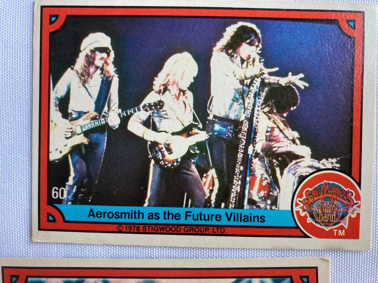 1978 AEROSMITH Band Steven Tyler ROOKIE CARD (Plus 56 other Sgt. Pepper Cards)