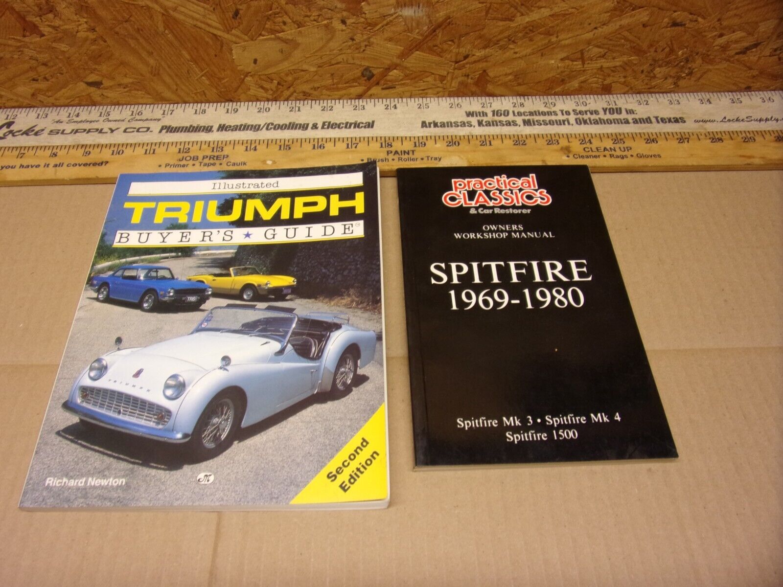 Lot of Two Triumph Buyers Guide / Owners Workshop Manual Spitfire 1969-1980