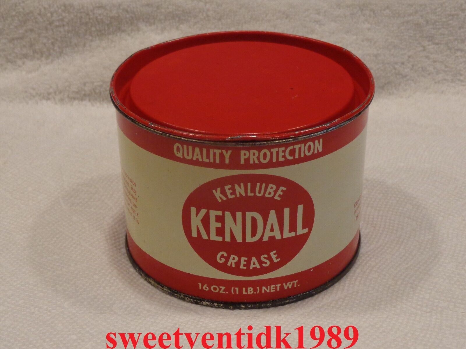 Kendall....'Kenlube Grease'...Can...(all metal).....16 oz. size