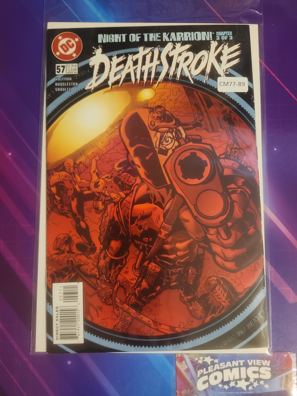 DEATHSTROKE #57 VOL. 1 HIGH GRADE DC COMIC BOOK CM77-89